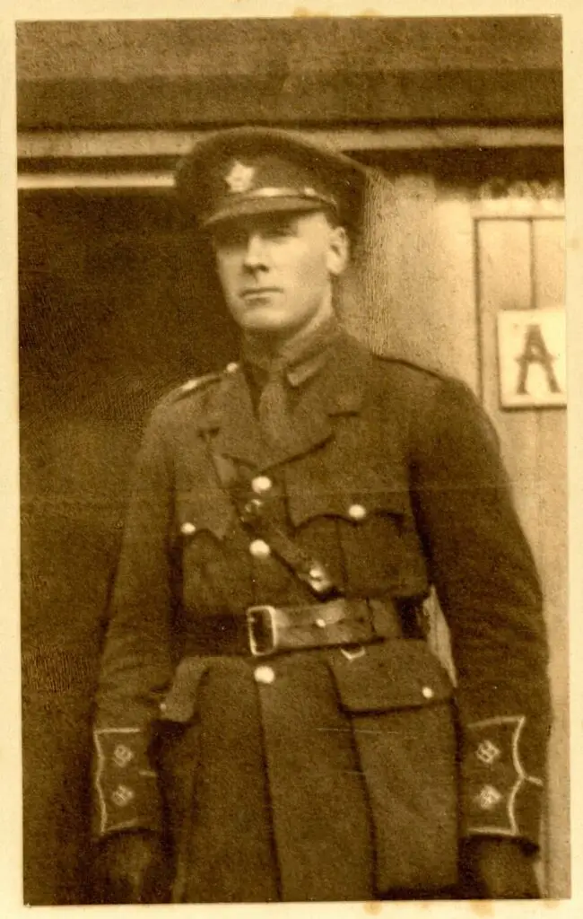 Lieutenant David Milne Calgary Police Officer and WWI Veteran